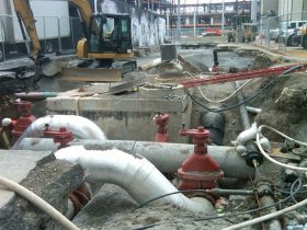 Facing east on Malloy crossovers and interconnects with valves that facilitate additional capacity for customers to be added in the future