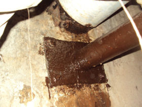 Manhole 9 after CND Slip Jt Strut to East Wall