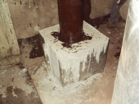 Manhole 9 after STM Slip Jt Support