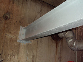 Manhole B2 Pipe Support Beam