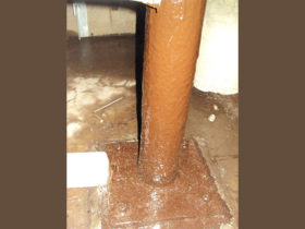 Manhole B2 after Sparge Tube Support